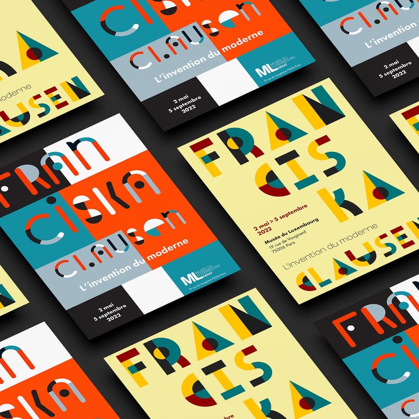 Affiche typographique.